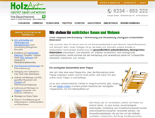 Tablet Screenshot of holzart-bochum.de